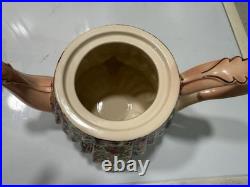 Royal Albert Old Country Roses Chitz Large Teapot Ceramic Paul Cardew 1996 EUC
