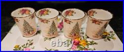 Royal Albert Old Country Roses Christmas Magic Four Mugs Royal Albert Old Country Roses Christmas Magic Four Mugs