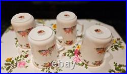 Royal Albert Old Country Roses Christmas Magic Four Mugs Royal Albert Old Country Roses Christmas Magic Four Mugs