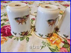 Royal Albert Old Country Roses Christmas Magic Four Mugs