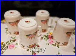 Royal Albert Old Country Roses Christmas Magic Four Mugs Royal Albert Old Country Roses Christmas Magic Four Mugs