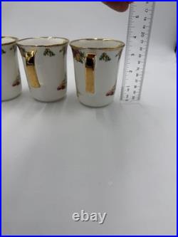 Royal Albert Old Country Roses Christmas Magic Porcelain England Coffee Mugs Set Royal Albert Old Country Roses Christmas Magic Porcelain England Coffee Mugs Set