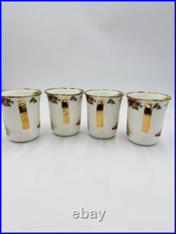 Royal Albert Old Country Roses Christmas Magic Porcelain England Coffee Mugs Set Royal Albert Old Country Roses Christmas Magic Porcelain England Coffee Mugs Set