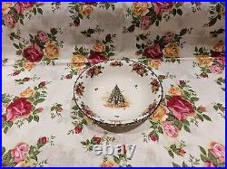 Royal Albert Old Country Roses Christmas Magic Round Vegetable Bowl