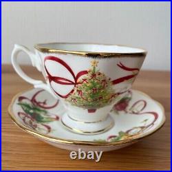 Royal Albert Old Country Roses Christmas Tree Cup Saucer Set
