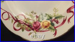 Royal Albert Old Country Roses Christmas Tree Oval Medium Platter 13 WithTag