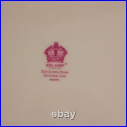 Royal Albert Old Country Roses Christmas Tree Porcelain Cake Stand Glossy Engla