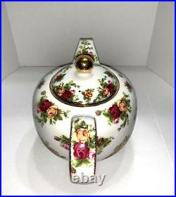Royal Albert Old Country Roses Classic Teapot Signed Michael Doulton Vintage