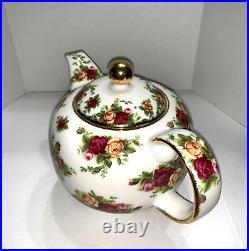 Royal Albert Old Country Roses Classic Teapot Signed Michael Doulton Vintage