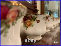 Royal Albert Old Country Roses Coffee Mugs Set Of 27