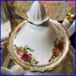 Royal Albert Old Country Roses Coffee Pot1st Quality Large Size Exc+++ Royal Albert Old Country Roses Coffee Pot1st Quality Large Size Exc+++