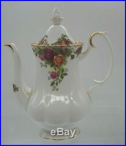 Royal Albert Old Country Roses Coffee Pot Bone China England