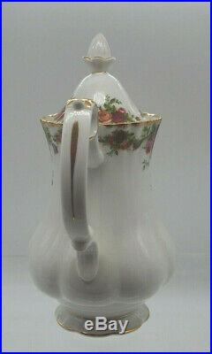Royal Albert Old Country Roses Coffee Pot Bone China England