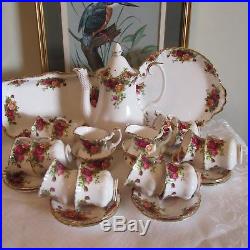 Royal Albert'Old Country Roses' Coffee Service for 12 1st Quality