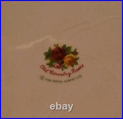 Royal Albert Old Country Roses Collection Tree Treat Jar Vintage 1962