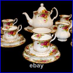 Royal Albert Old Country Roses Complete 22 Piece Tea Set (6 Place Setting)