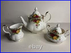 Royal Albert Old Country Roses Completer Tea Set New In The Box