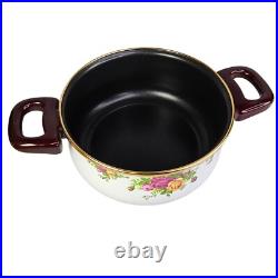 Royal Albert Old Country Roses Cookware Round Bakelite Handles France Vintage
