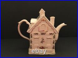 Royal Albert Old Country Roses Cottage House Figural Teapot Vintage