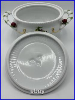 Royal Albert Old Country Roses Covered Bowl Serve Ware 3.5 Quarts New