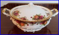 Royal Albert Old Country Roses Covered Casserole Vegetable Dish