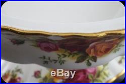 Royal Albert Old Country Roses Covered Casserole Vegetable Server England