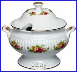 Royal Albert Old Country Roses Covered SOUP Vegetable Tureen NEW
