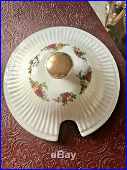 Royal Albert Old Country Roses Covered SOUP Vegetable Tureen Very Good Condition