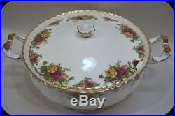 Royal Albert Old Country Roses Covered Soup Tureen RARE