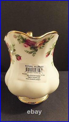 Royal Albert Old Country Roses Covered Sugar and Creamer with tags Royal Albert Old Country Roses Covered Sugar and Creamer with tags