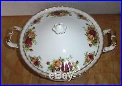 Royal Albert Old Country Roses Covered Vegetable 1st Mark