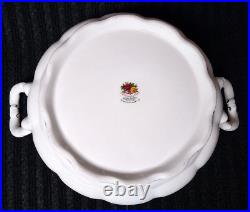 Royal Albert Old Country Roses Covered Vegetable Bowl Lidded Tureen 8 7/8