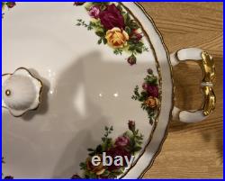 Royal Albert Old Country Roses Covered Vegetable Bowl with Lid IOLCOR00406