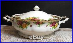 Royal Albert Old Country Roses Covered Vegetable Casserole Dish