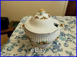 Royal Albert Old Country Roses Covered Vegetable Tureen