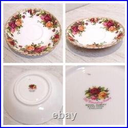 Royal Albert Old Country Roses Cup and Saucer Set of 6 Plate 12pcs