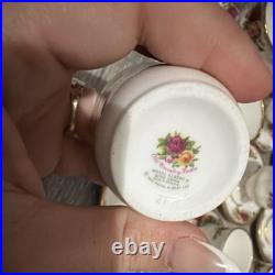 Royal Albert Old Country Roses Demitasse Cups & Saucers Set of 10