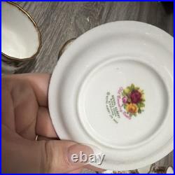 Royal Albert Old Country Roses Demitasse Cups & Saucers Set of 10