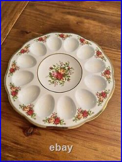 Royal Albert Old Country Roses Deviled Egg Plate