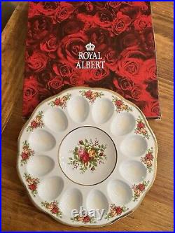 Royal Albert Old Country Roses Deviled Egg Plate