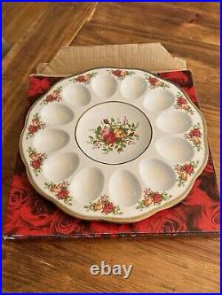 Royal Albert Old Country Roses Deviled Egg Plate