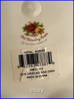 Royal Albert Old Country Roses Deviled Egg Plate