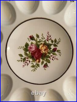 Royal Albert Old Country Roses Deviled Egg Plate