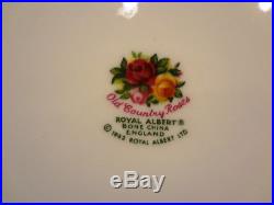 Royal Albert Old Country Roses Dinner Plates 10 1/2 Dated 1962 Set of 8
