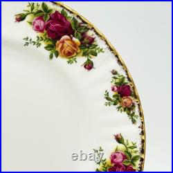Royal Albert Old Country Roses Dinner Plates 10 1/4 MINT 1962 England Set of 4