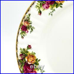Royal Albert Old Country Roses Dinner Plates 10 1/4 MINT 1962 England Set of 4