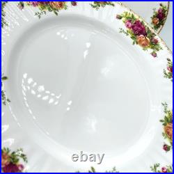 Royal Albert Old Country Roses Dinner Plates 10 1/4 MINT 1962 England Set of 4
