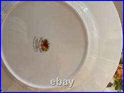 Royal Albert Old Country Roses Dinner Plates, dessert salad, cup saucer set of 4
