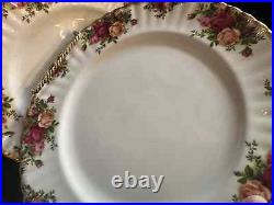 Royal Albert Old Country Roses Dinner plates lot of 10 England