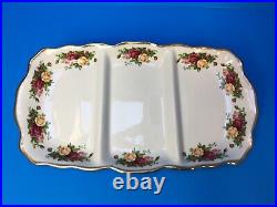 Royal Albert Old Country Roses Divided Serving Dish/Tray/Platter Fine Bone China